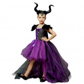Fantasia Malevola Bruxa Infantil com tutu