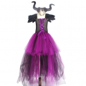 Fantasia Malevola Bruxa Infantil com tutu