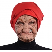 Máscara Halloween Velha Fumante